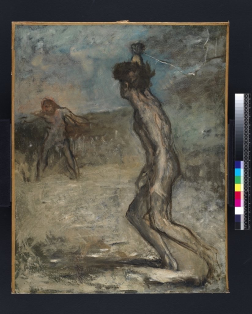 Detail of David and Goliath, c.1857 by Edgar Degas