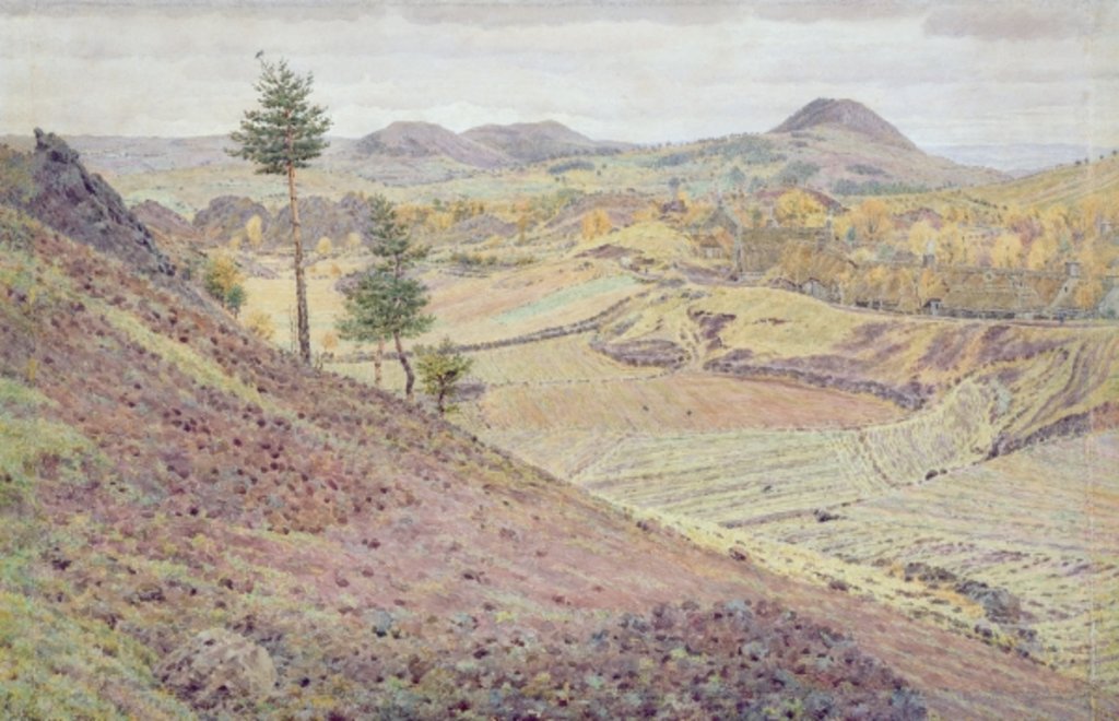 Detail of In the Auvergne by George Price Boyce