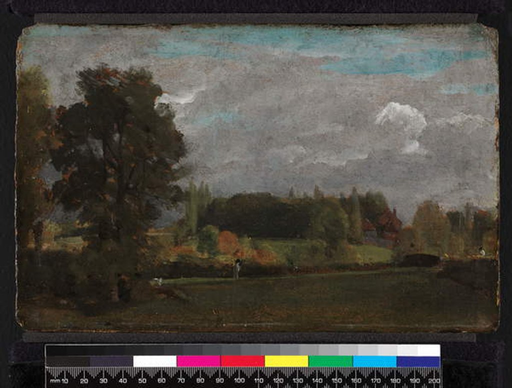 Detail of East Bergholt, 1808 by John Constable