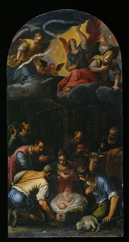 Detail of The Adoration of the Shepherds, c.1600-10 by Alessandro Turchi