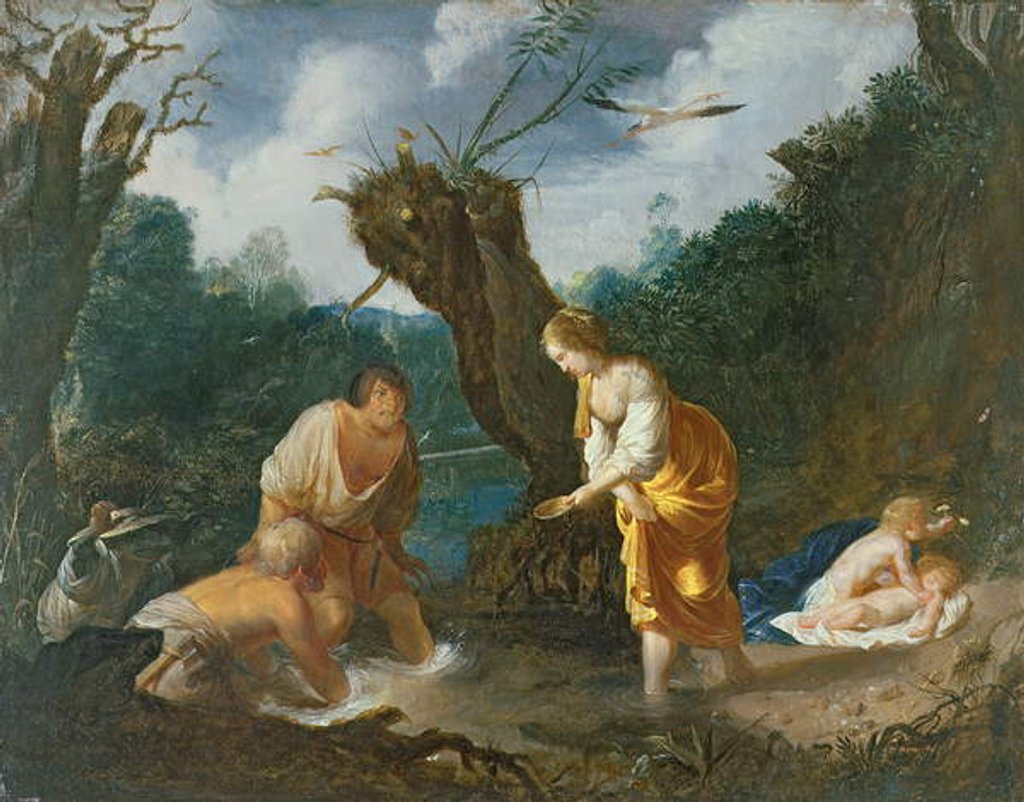 Detail of Latona transforming the peasants into frogs, c.1644 by Johann Hulsman