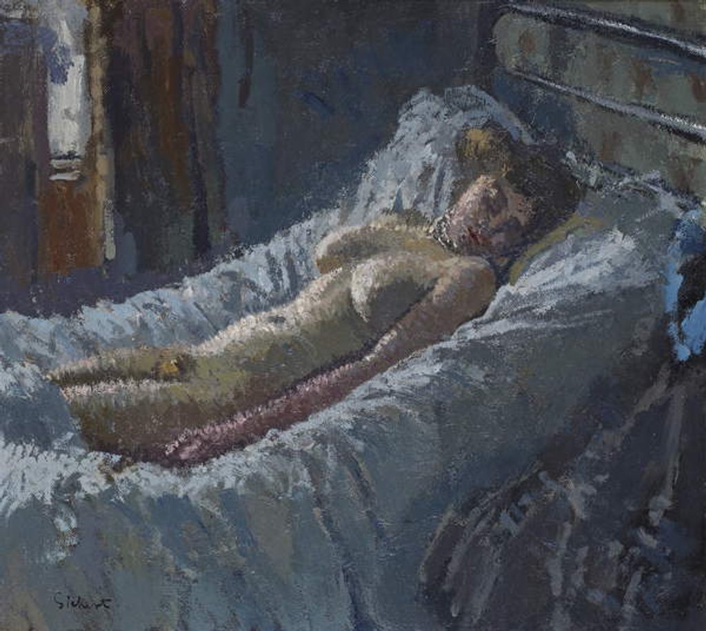 Detail of Mornington Crescent Nude, c.1907 by Walter Richard Sickert