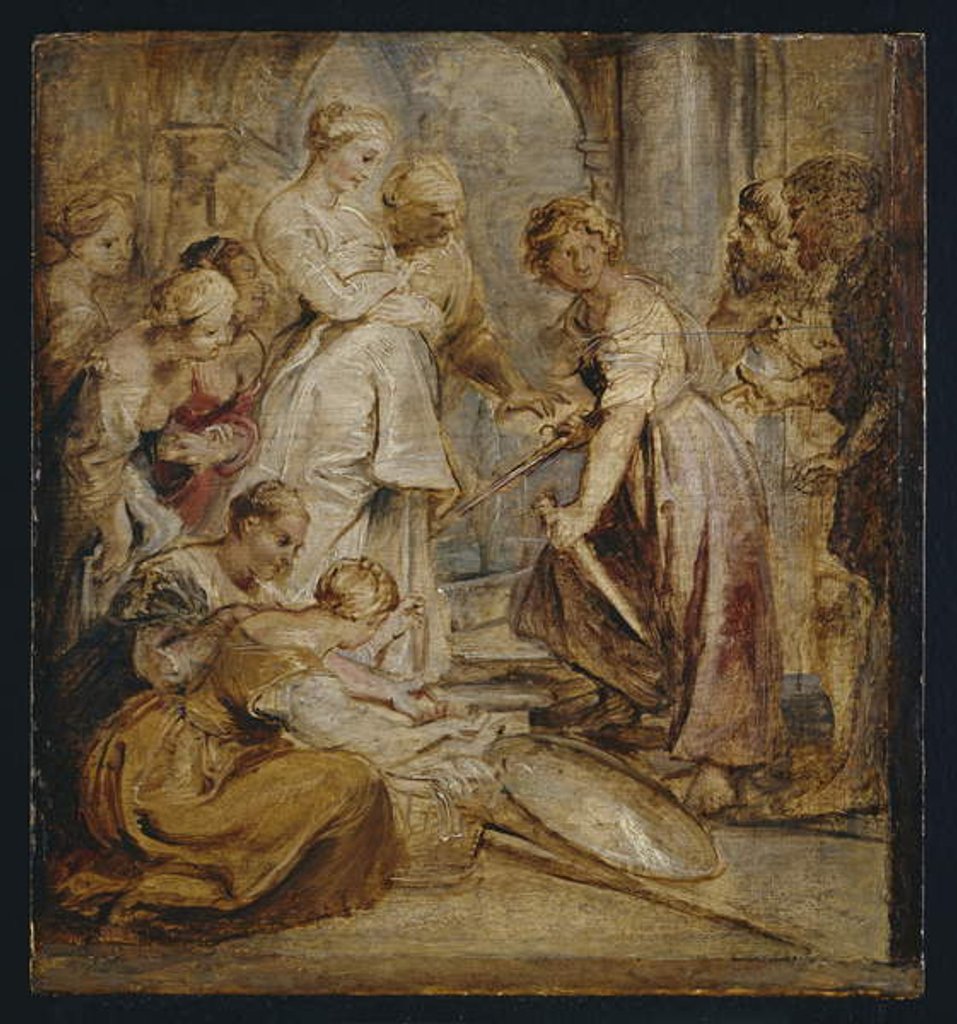 Detail of The Discovery of Achilles among the Daughters of Lykomedes, c.1618 by Peter Paul Rubens