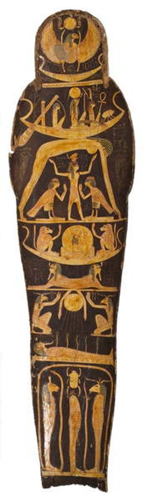 Detail of Mummy lid by Egyptian 21st Dynasty