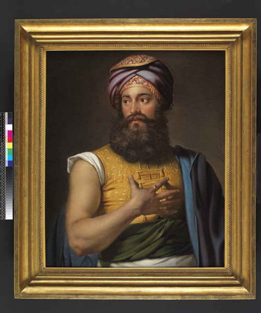 Detail of The Great Belzoni, 1824 by Jan Adam Janszoon Kruseman