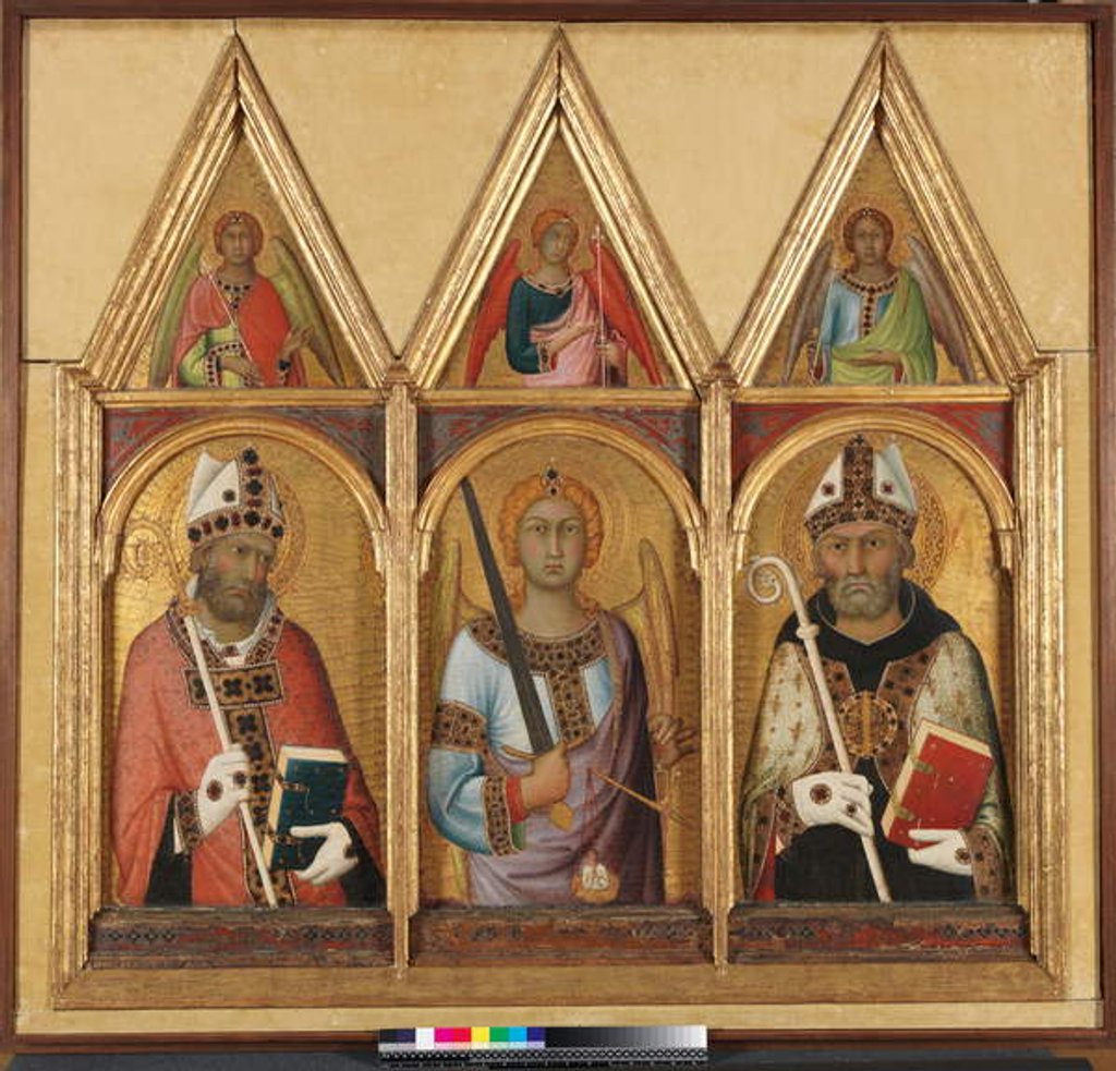 Detail of St. Geminianus, c.1319 by Simone Martini