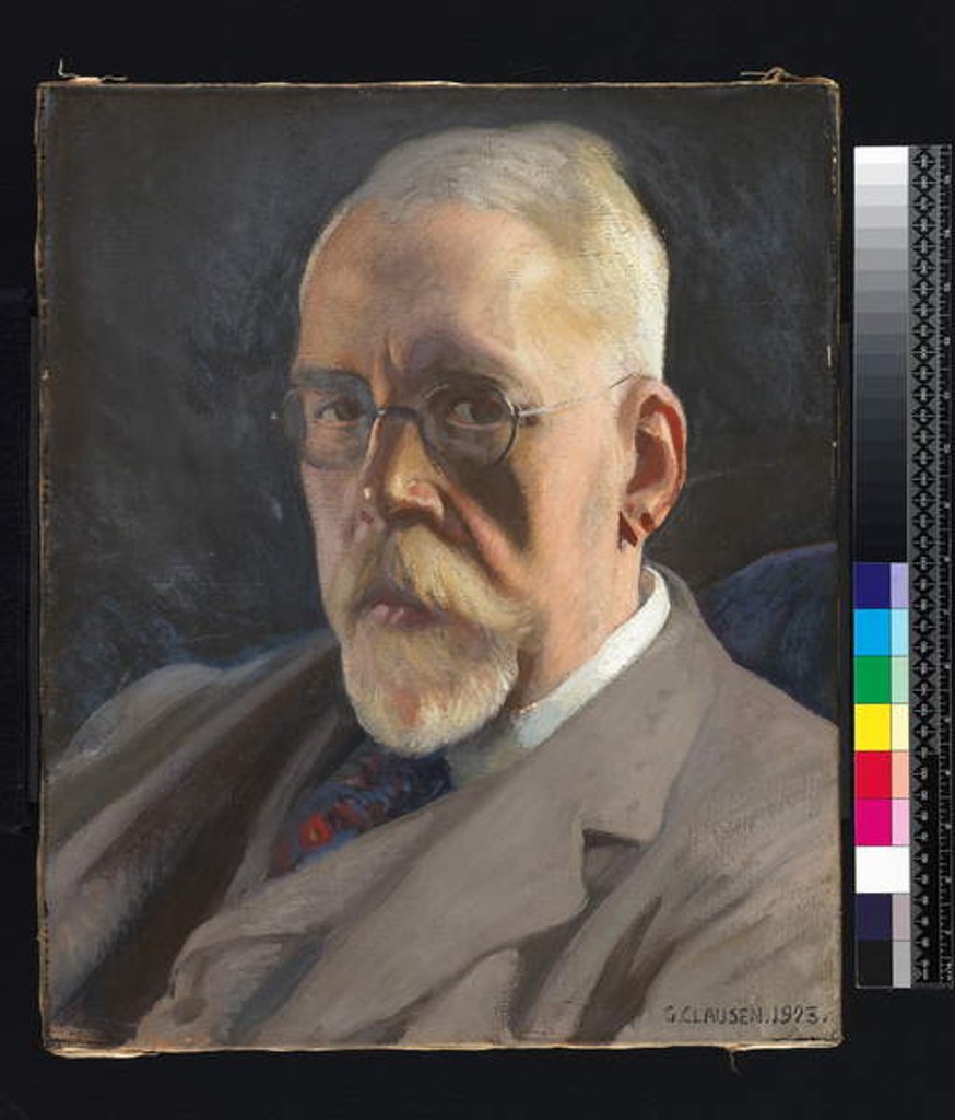 Detail of Henry Festing Jones, 1923 by George Clausen