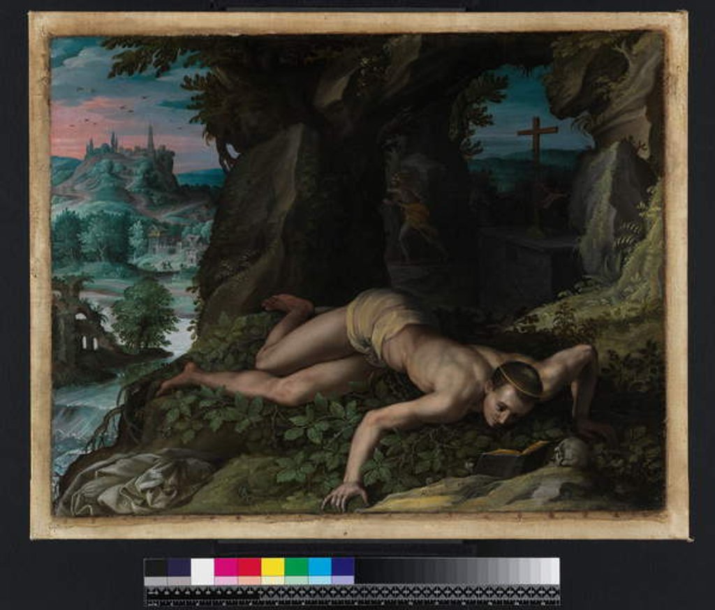 Detail of The Temptation of St Benedict, c.1587 by Alessandro Allori