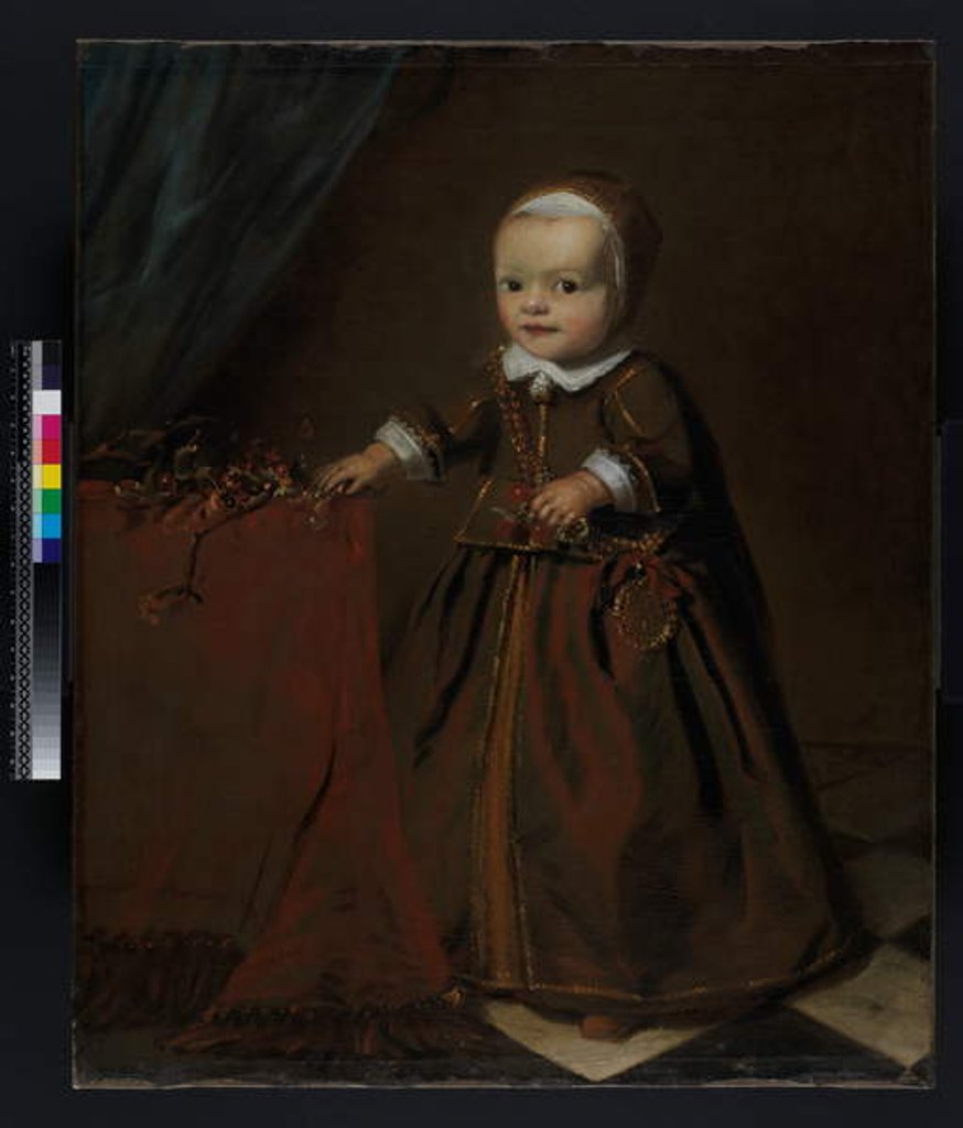 Detail of Portrait of a child, presumed Mattys Decker, 1680 by Aert de Gelder