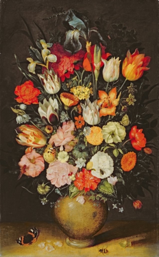 Detail of Vase of Flowers by Jan the Younger Brueghel