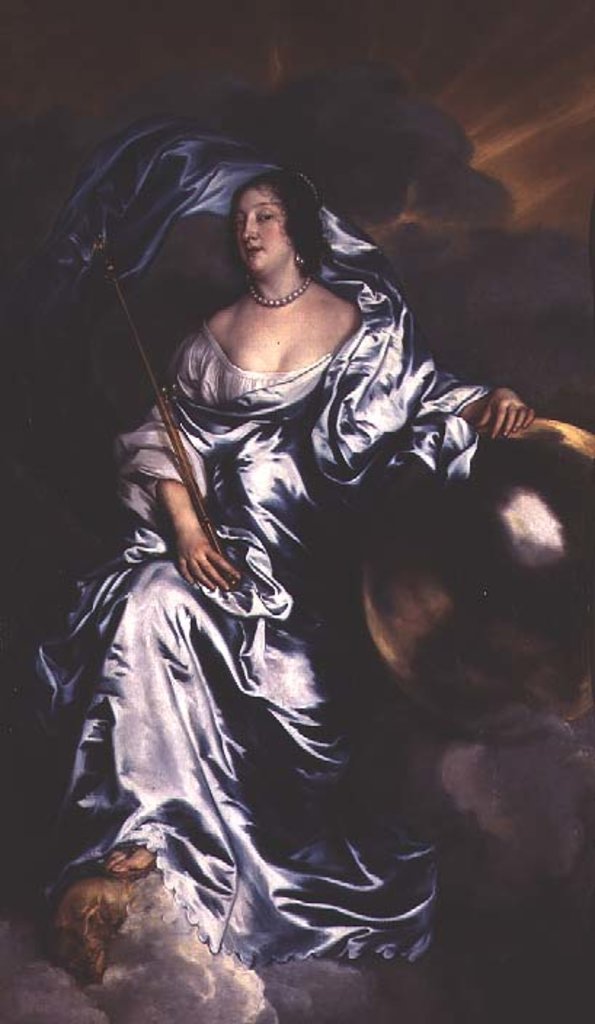 Detail of Rachel de Ruvigny, Countess of Southampton as `Fortune', c.1638 by Anthony van Dyck