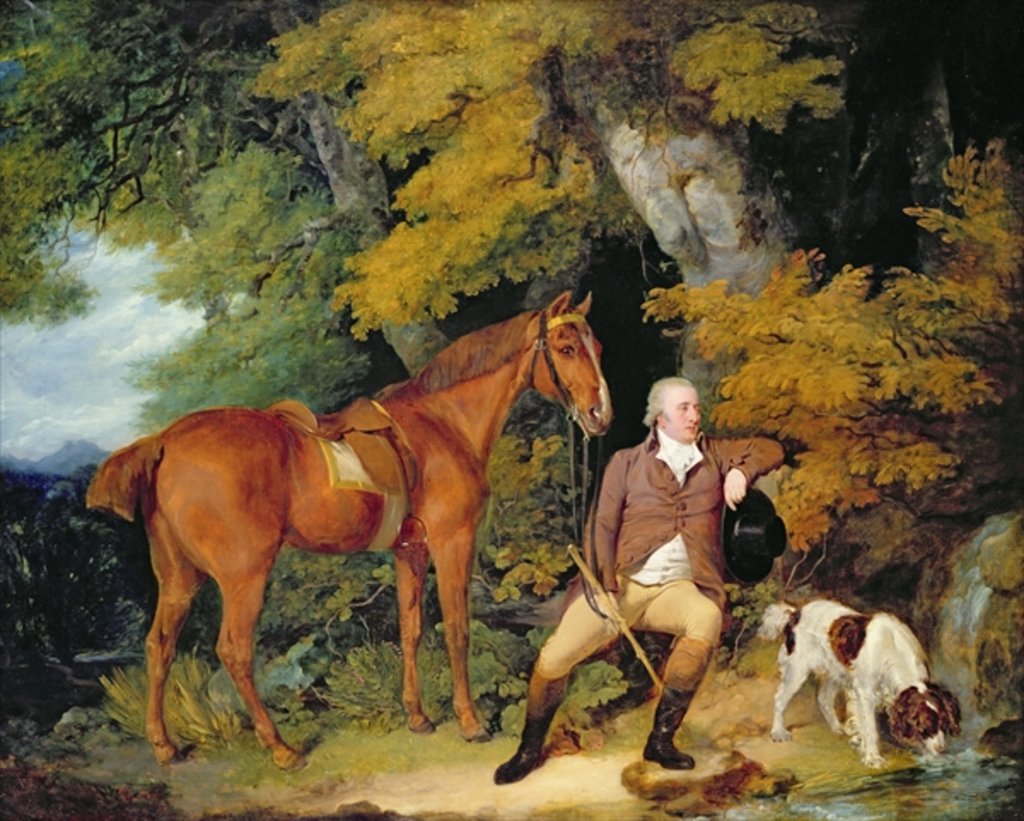 Detail of Benjamin Bond Hopkins, before 1791 by Francis Wheatley