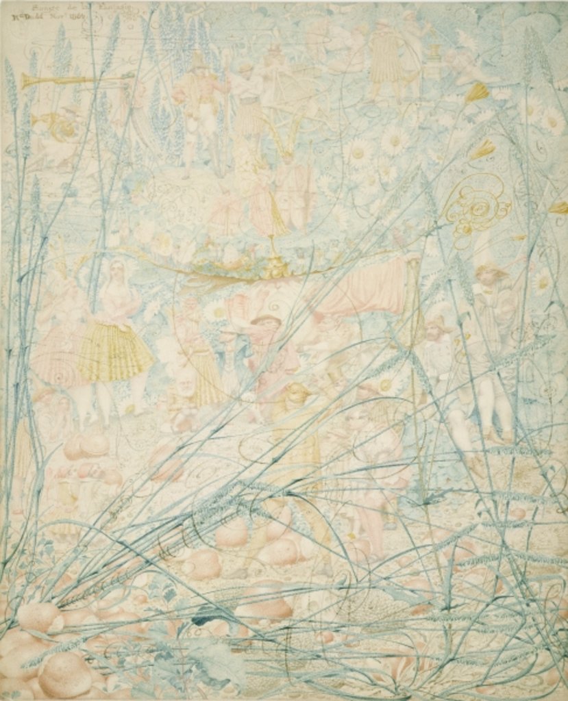 Detail of No.3713 'Songe de la Fantasie', 1864 by Richard Dadd