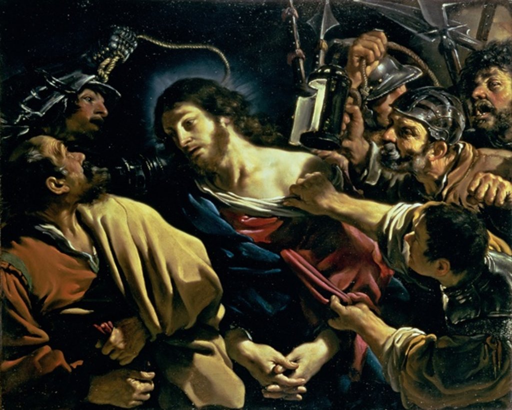 Detail of The Betrayal of Christ, c.1621 by Guercino