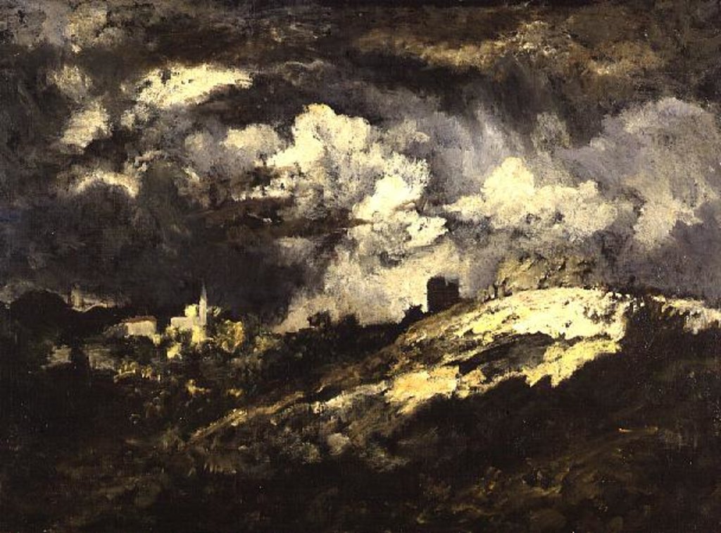 Detail of Landscape by Narcisse Virgile Diaz de la Pena