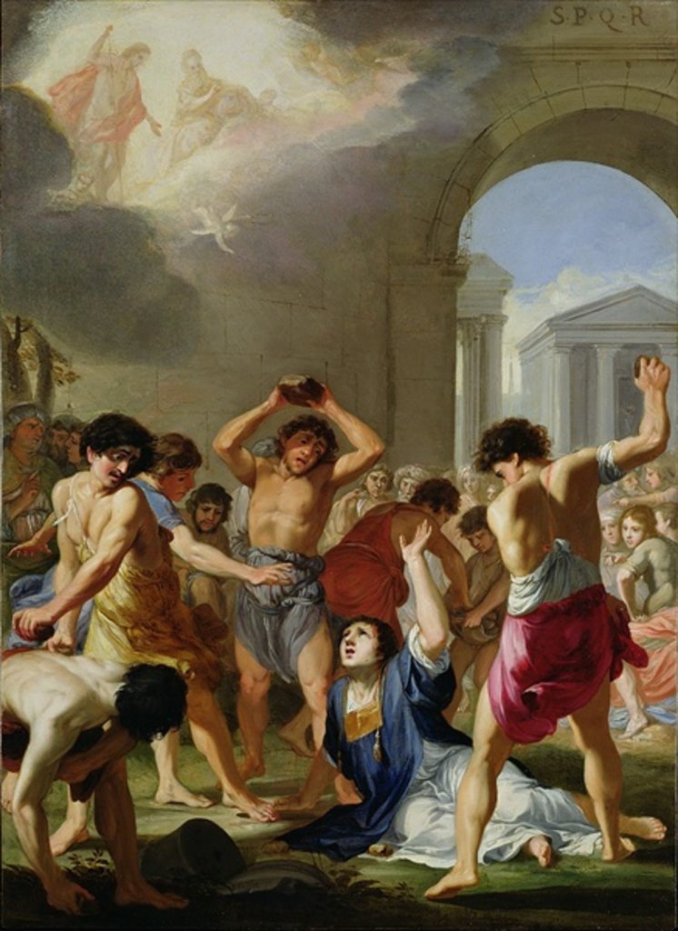 Detail of The Martyrdom of St. Stephen, c.1623 by Jacques Stella