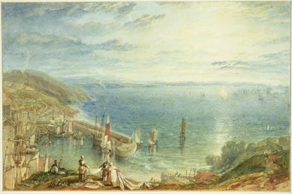 Detail of Torbay from Brixham, c.1816-17 by Joseph Mallord William Turner