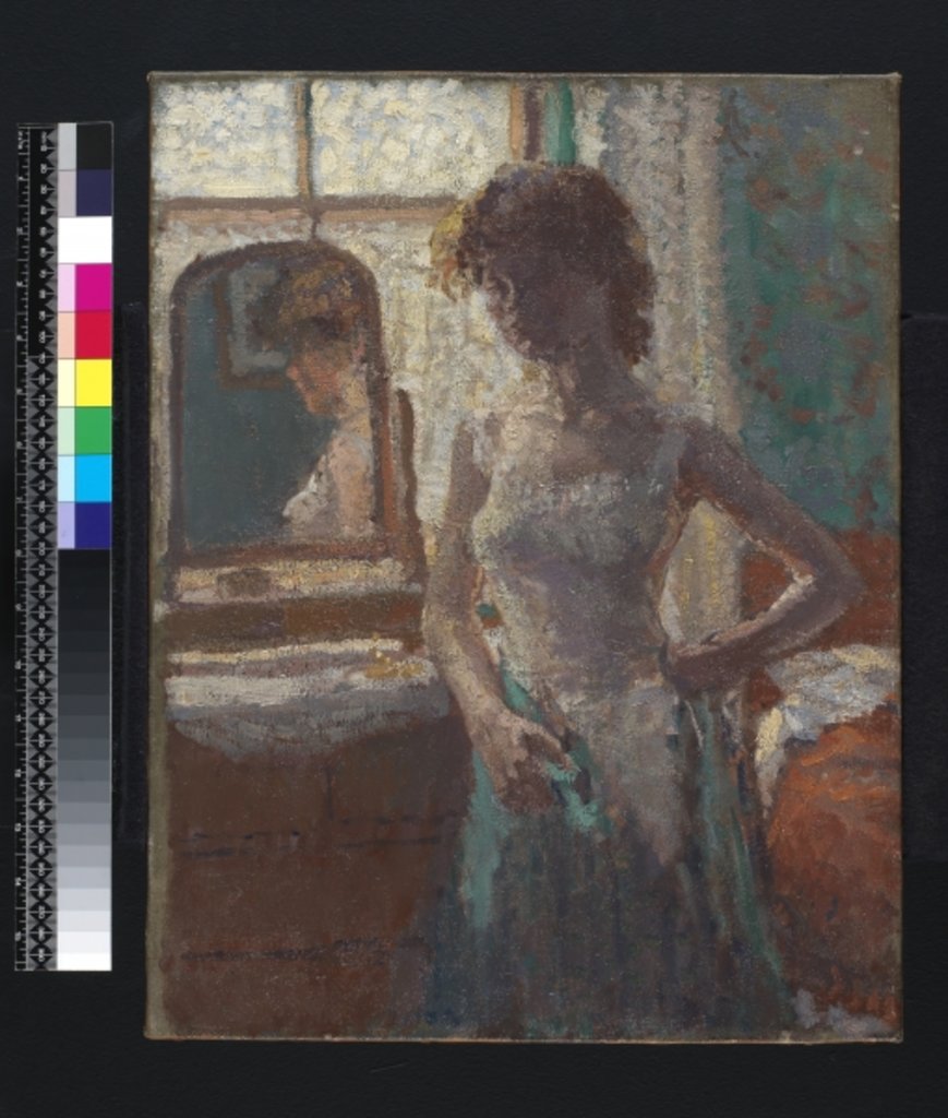 Detail of The Green Dress, 1908-09 by Spencer Frederick Gore