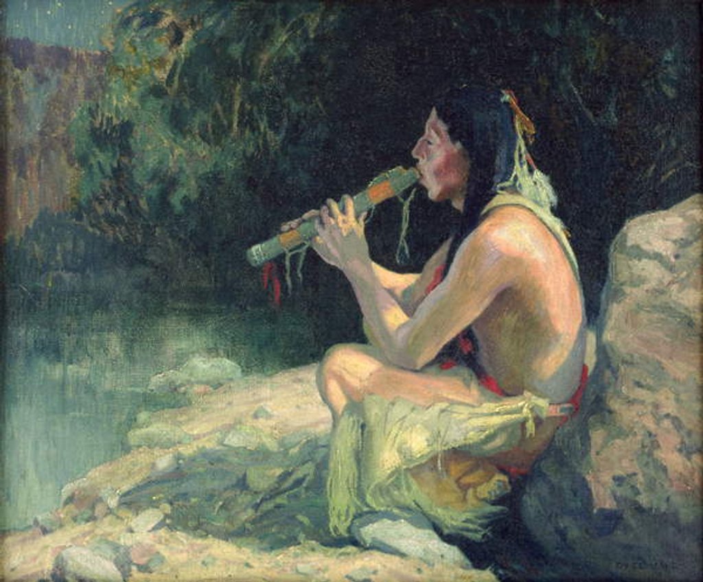 Detail of Love Song by Eanger Irving Couse