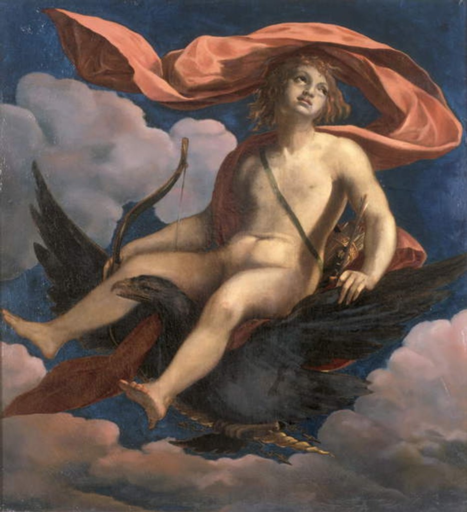 Detail of Ganymede by Domenico Cresti Passignano
