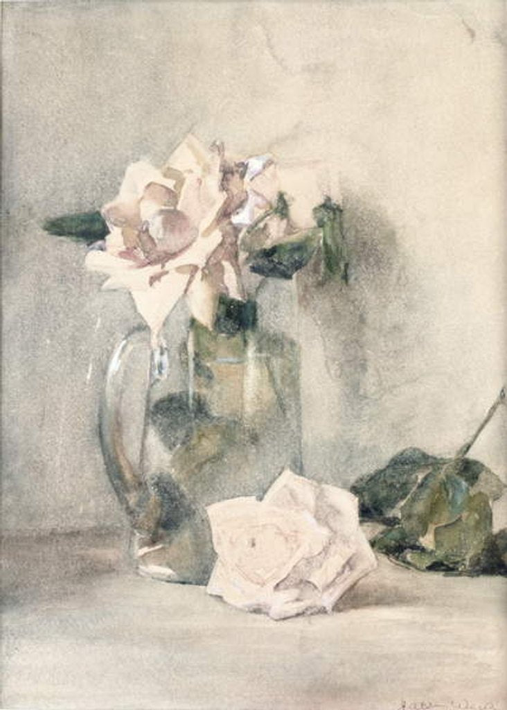 Detail of Study of Roses by Julian Alden Weir