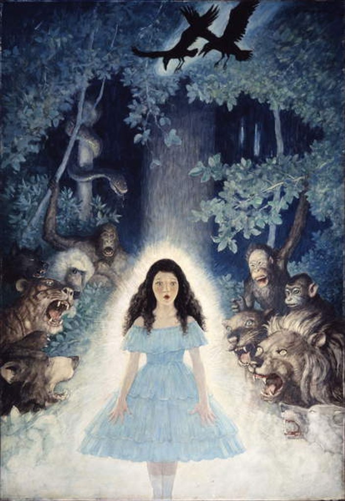 Detail of Snow-Drop by Newell Convers Wyeth