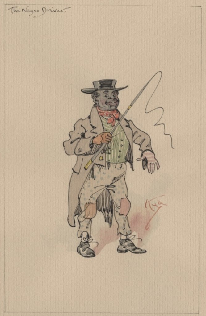 Detail of The Negro Driver, c.1920s by Joseph Clayton Clarke