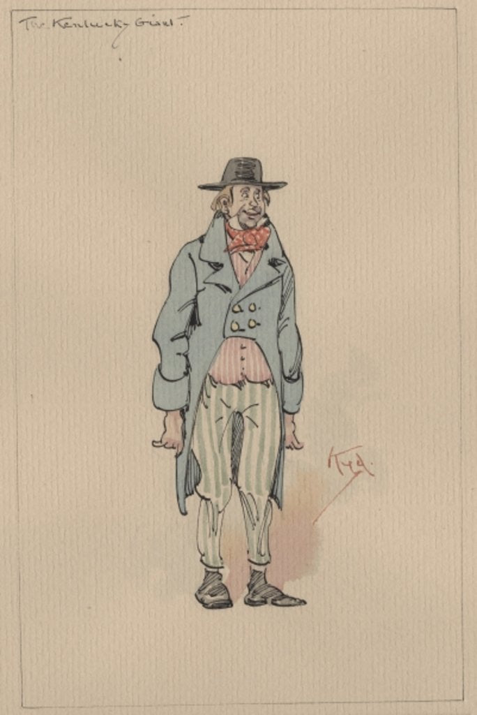 Detail of The Kentucky Giant, c.1920s by Joseph Clayton Clarke