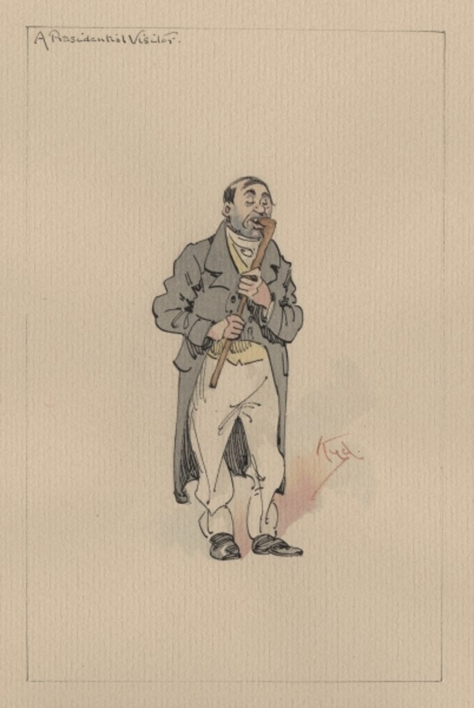 Detail of A Presidential Visitor, c.1920s by Joseph Clayton Clarke