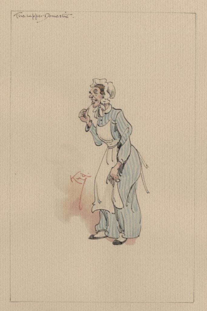 Detail of The Upper Domestic, c.1920s by Joseph Clayton Clarke