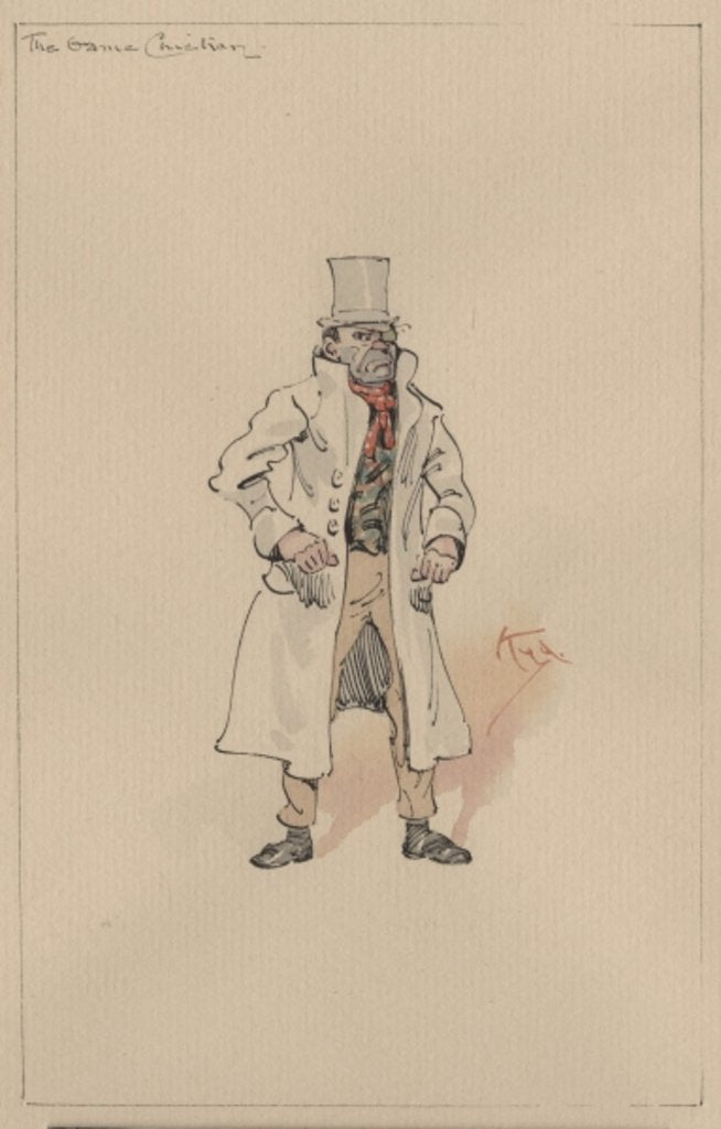 Detail of The Game Chicken, c.1920s by Joseph Clayton Clarke