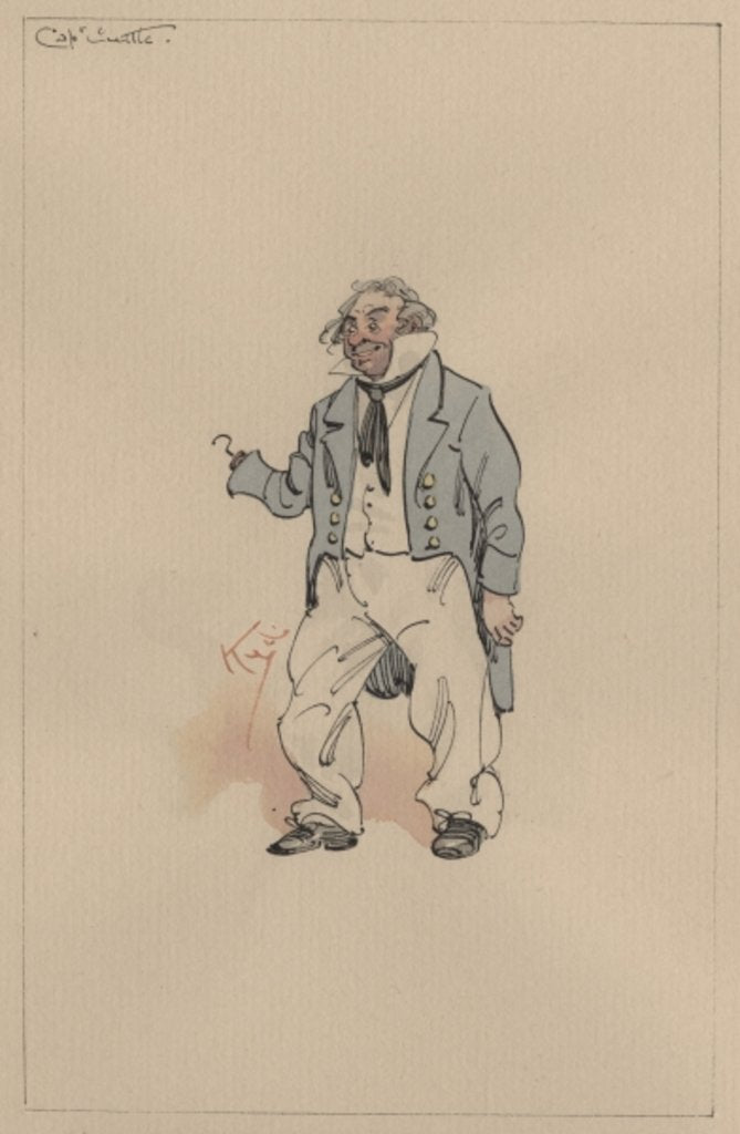 Detail of Captain Cuttle, c.1920s by Joseph Clayton Clarke