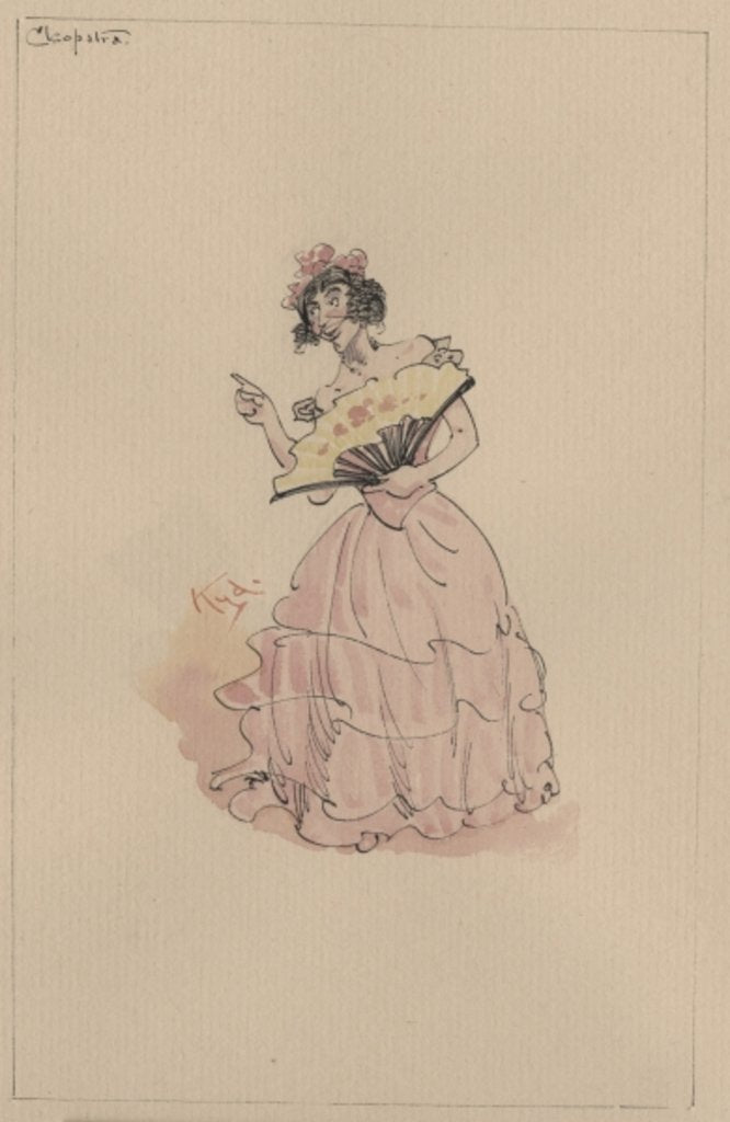 Detail of Cleopatra, or The Honourable Mrs Skewton, c.1920s by Joseph Clayton Clarke