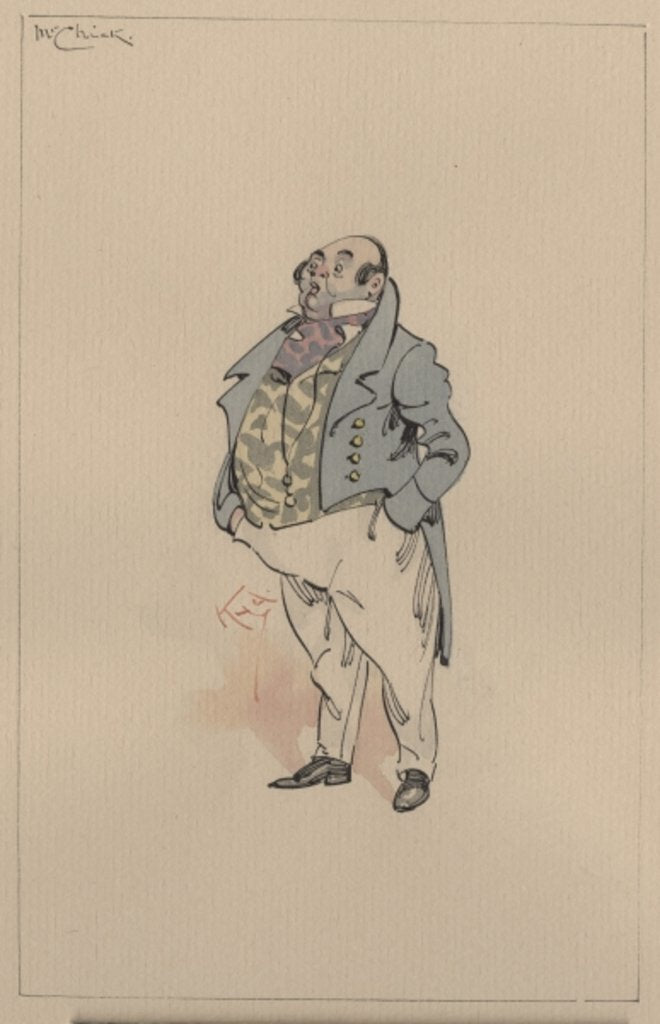 Detail of Mr Chick, c.1920s by Joseph Clayton Clarke