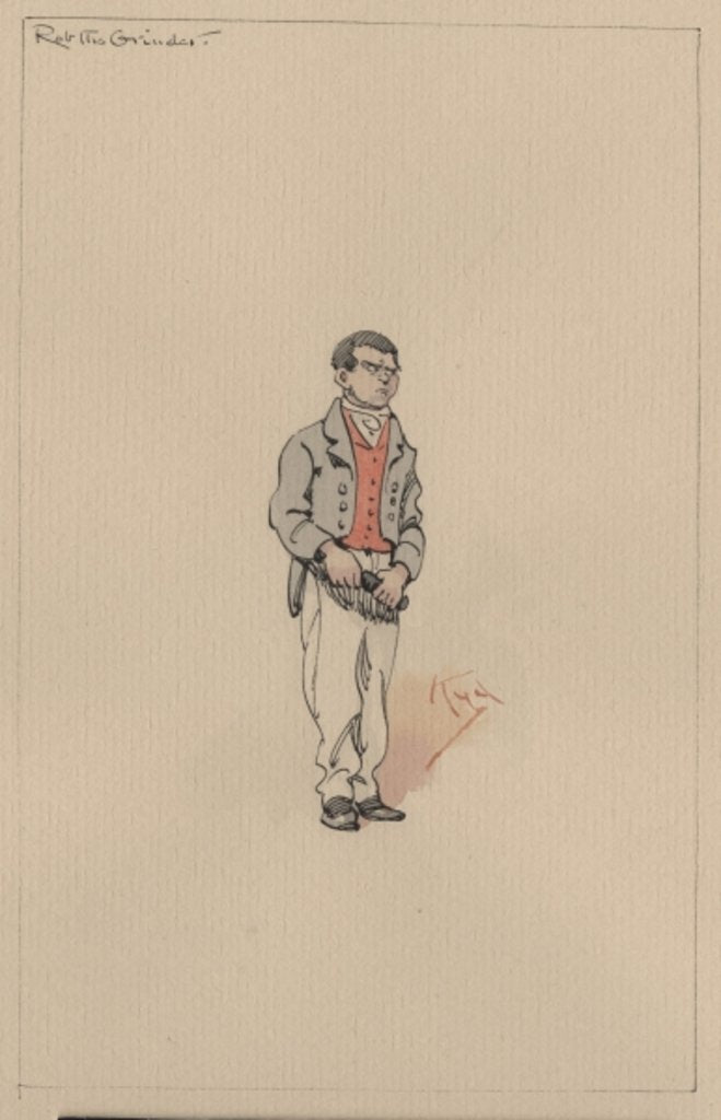 Detail of Rob the Grinder, c.1920s by Joseph Clayton Clarke