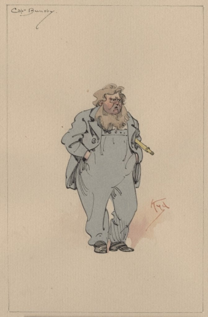 Detail of Captain Jack Bunsby, c.1920s by Joseph Clayton Clarke