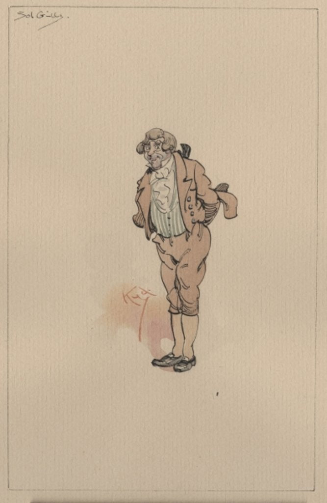 Detail of Solomon Gills, or Uncle Sol, c.1920s by Joseph Clayton Clarke