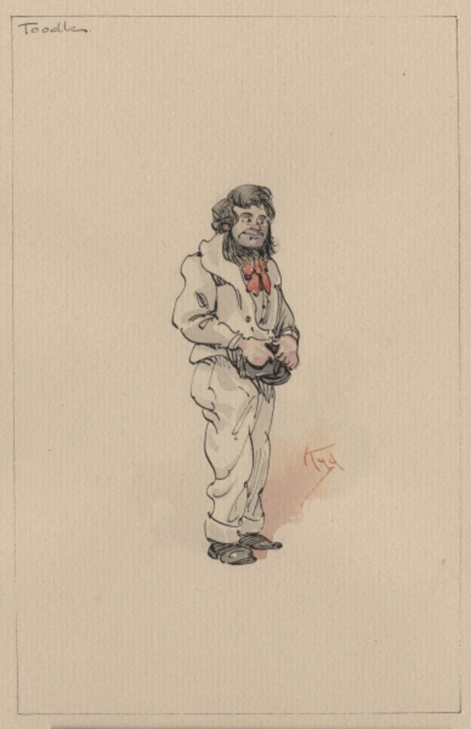 Detail of Mr Toodle, c.1920s by Joseph Clayton Clarke