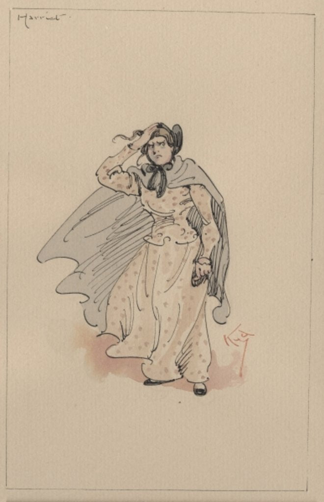 Detail of Miss Harriet Carker, c.1920s by Joseph Clayton Clarke