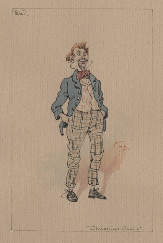 Detail of Peter Cratchit - A Christmas Carol, c.1920s by Joseph Clayton Clarke