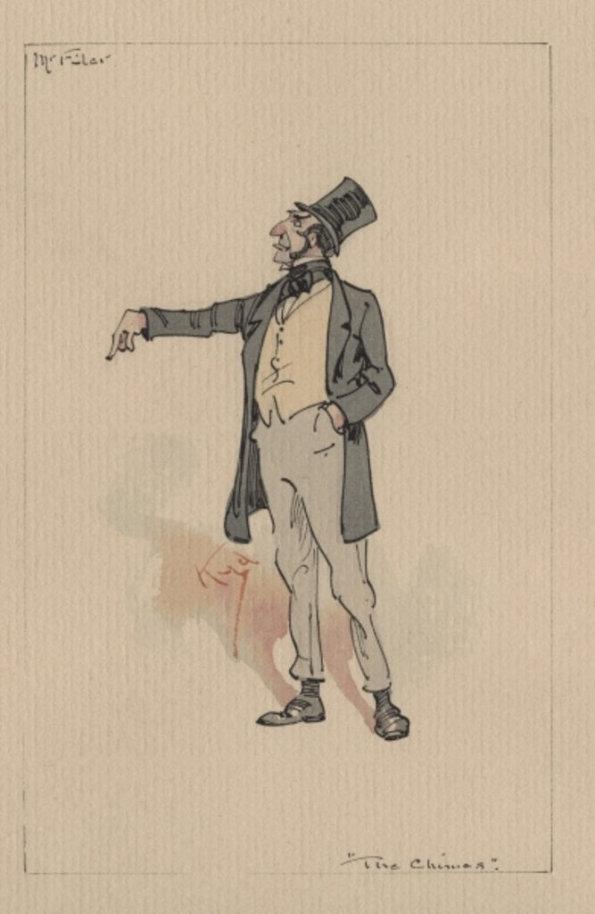 Detail of Mr Filer - The Chimes, c.1920s by Joseph Clayton Clarke