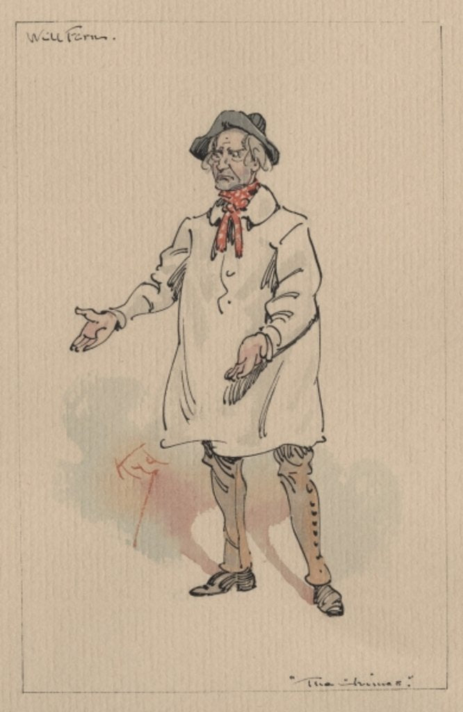 Detail of Will Fern - The Chimes, c.1920s by Joseph Clayton Clarke