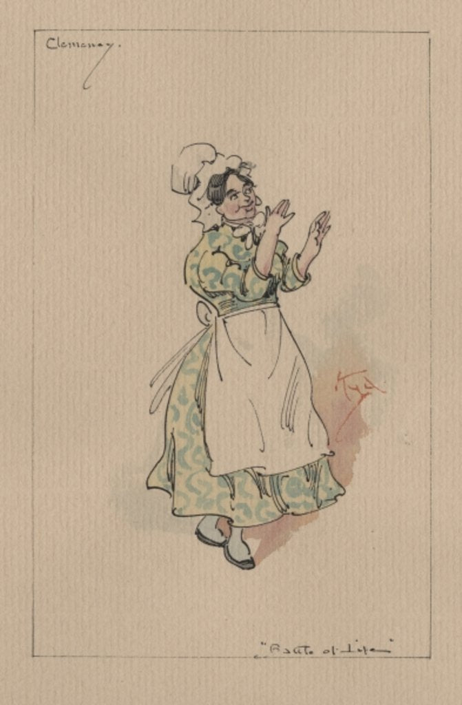 Detail of Clemency - The Battle of Life, c.1920s by Joseph Clayton Clarke