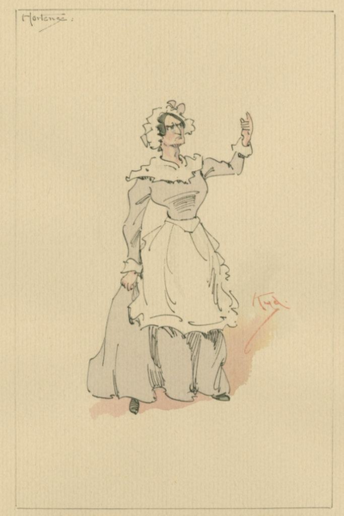 Detail of Hortense, c.1920s by Joseph Clayton Clarke