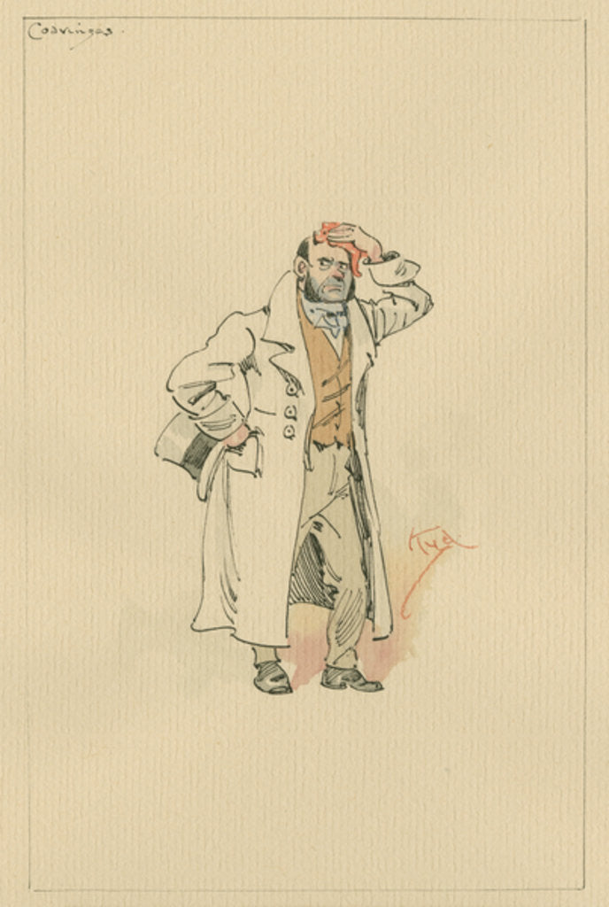 Detail of Coavinses, c.1920s by Joseph Clayton Clarke