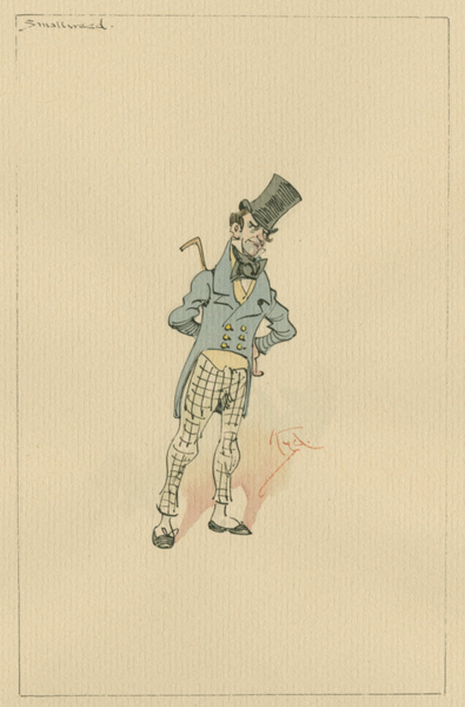 Detail of Smallweed, c.1920s by Joseph Clayton Clarke