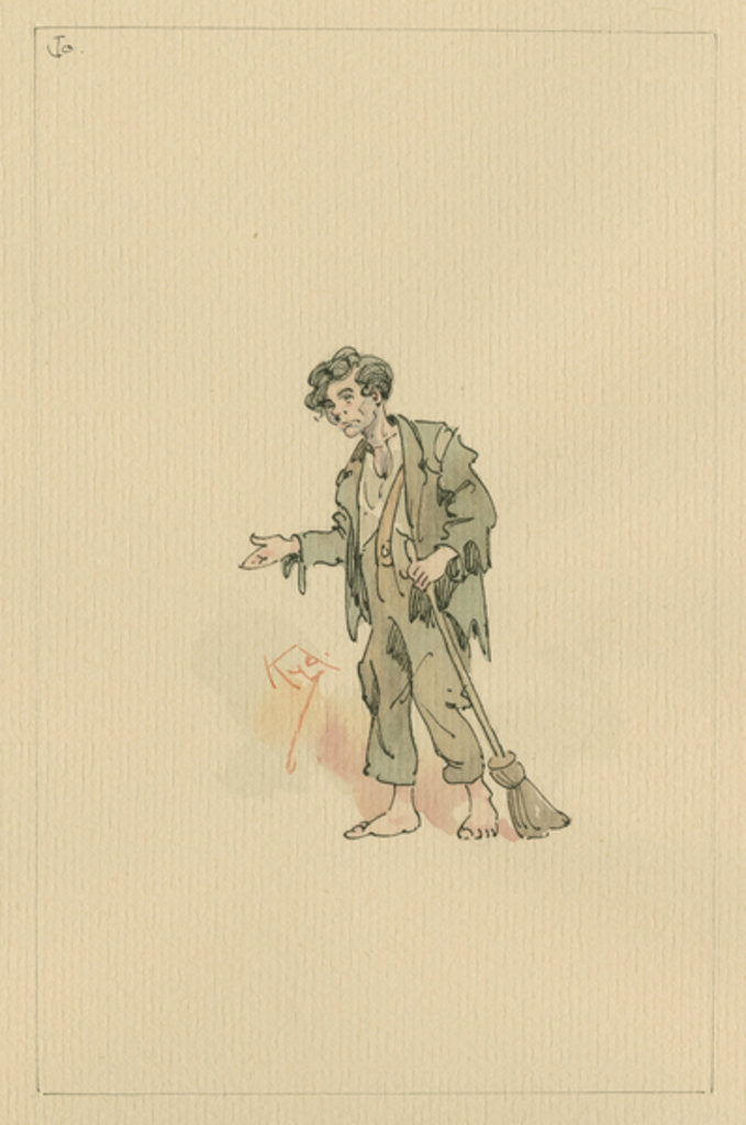 Detail of Jo, c.1920s by Joseph Clayton Clarke