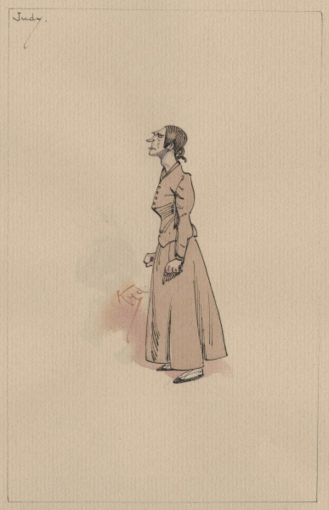 Detail of Judy Smallweed, c.1920s by Joseph Clayton Clarke