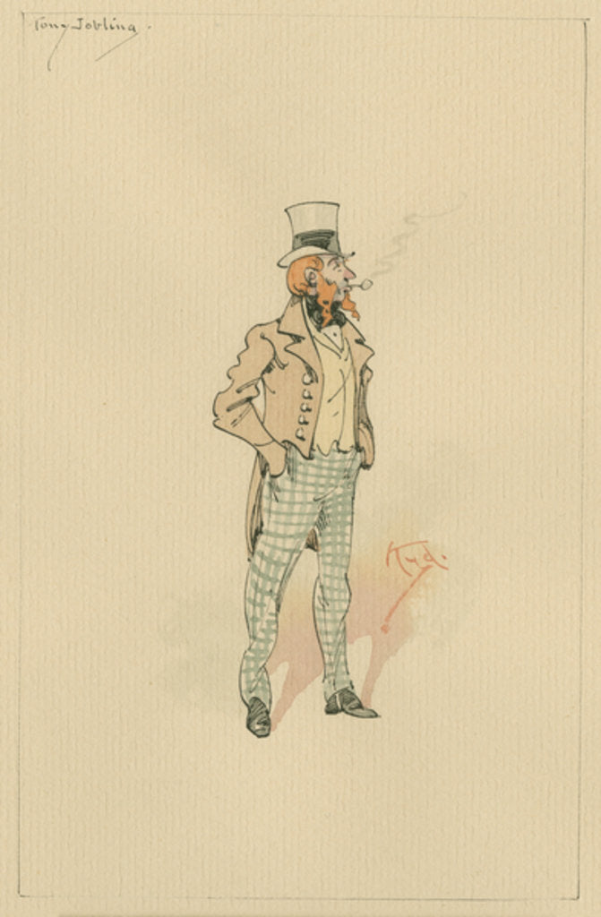 Detail of Tony Jobling, c.1920s by Joseph Clayton Clarke