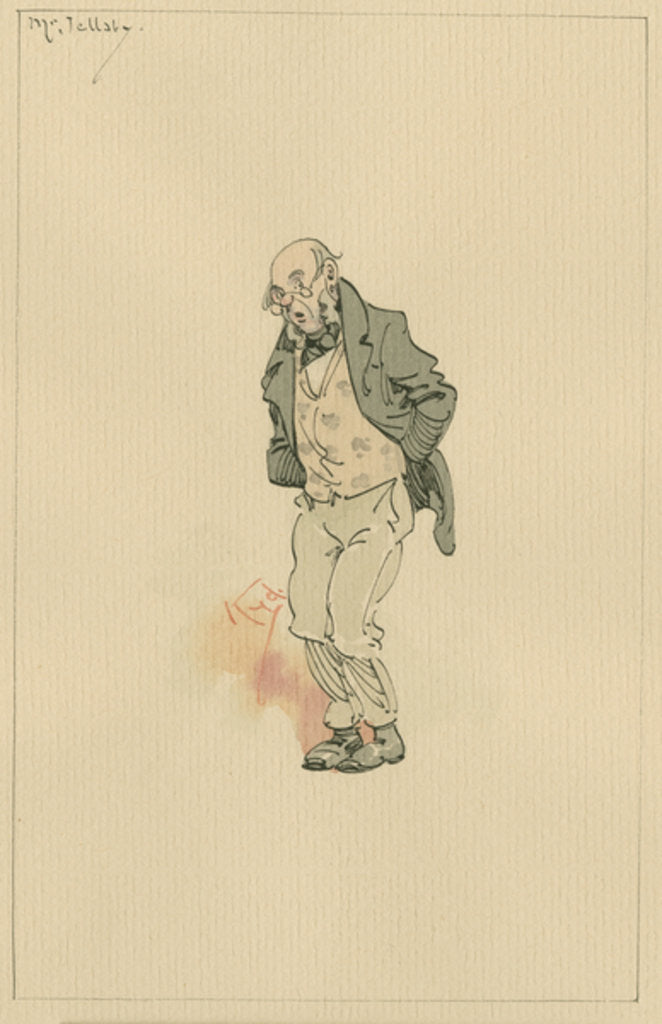 Detail of Mr Jellaby, c.1920s by Joseph Clayton Clarke